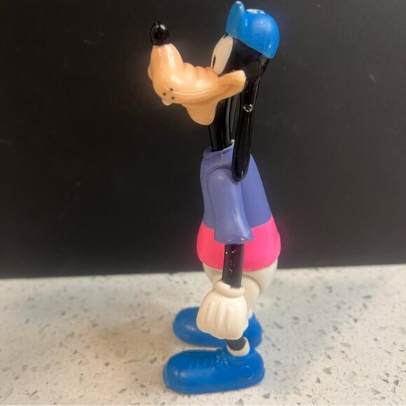Vintage 1989 ARCO DISNEY Skateboarder Goofy Fully Poseable Figure Baseball Hat - Picture 4 of 10